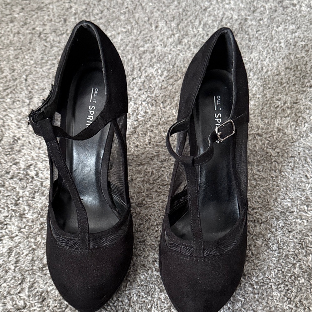 Call It Spring Black Heels